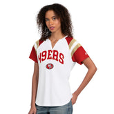 Starter Women's Game On Notch Neck T-Shirt - San Francisco 49ers T-shirts
