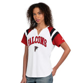 Starter Women's Game On Notch Neck T-Shirt - Atlanta Falcons T-shirts
