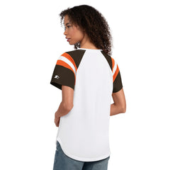 Starter Women's Game On Notch Neck T-Shirt - Cleveland Browns T-shirts