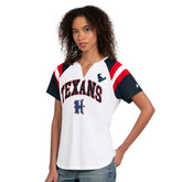 Starter Women's Game On Notch Neck T-Shirt - Houston Texans T-shirts