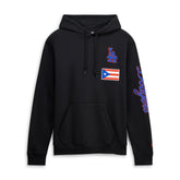Black Los Angeles Dodgers New Era Puerto Rico Country Flag Hoodie