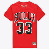 Mitchell & Ness Scottie Pippen Chicago Bulls Unisex Hardwood Classics Name & Number T-Shirt sale