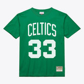 Mitchell & Ness Larry Bird Boston Celtics Unisex Hardwood Classics Name & Number T-Shirt
