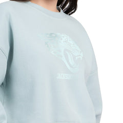 Starter Women's Travel Pastels Boxy Fleece Sweatshirt - Jacksonville Jaguars Sweatshirts
