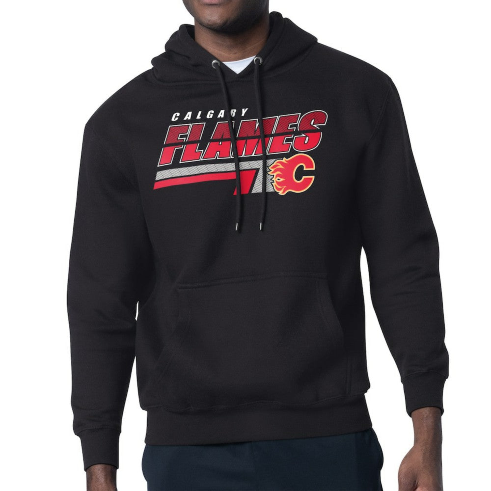 NHL Calgary Flames Starter Logo Push Fleece Hoodie