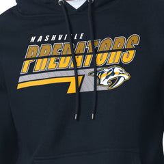 NHL Nashville Predators Starter Logo Push Fleece Hoodie