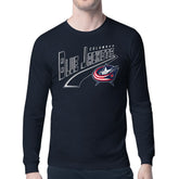 NHL Columbus Blue Jackets Starter Modern Tailsweep Long Sleeve T-Shirt