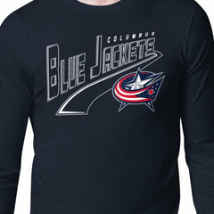 NHL Columbus Blue Jackets Starter Modern Tailsweep Long Sleeve T-Shirt