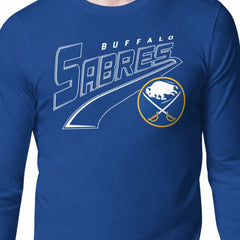 NHL Buffalo Sabres Starter Modern Tailsweep Long Sleeve T-Shirt