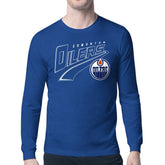 NHL Edmonton Oilers Starter Modern Tailsweep Long Sleeve T-Shirt