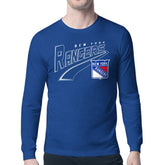 NHL New York Rangers Starter Modern Tailsweep Long Sleeve T-Shirt