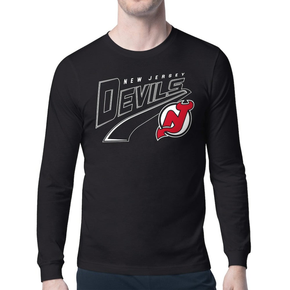 NHL New Jersey Devils Starter Modern Tailsweep Long Sleeve T-Shirt