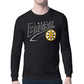 NHL Boston Bruins Starter Modern Tailsweep Long Sleeve T-Shirt