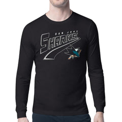 NHL San Jose Sharks Starter Modern Tailsweep Long Sleeve T-Shirt