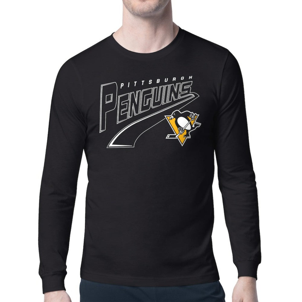 NHL Pittsburgh Penguins Starter Modern Tailsweep Long Sleeve T-Shirt