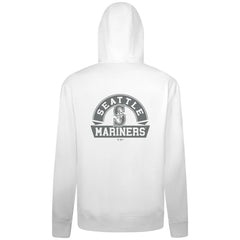 White Seattle Mariners Levelwear Podium Banner Arch Full-Zip Hoodie