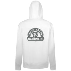 White Washington Nationals Levelwear Podium Banner Arch Full-Zip Hoodie