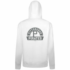 White Pittsburgh Pirates Levelwear Podium Banner Arch Full-Zip Hoodie