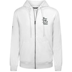 White St. Louis Cardinals Levelwear Podium Banner Arch Full-Zip Hoodie