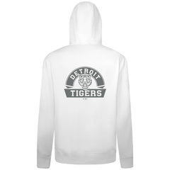 White Detroit Tigers Levelwear Podium Banner Arch Full-Zip Hoodie