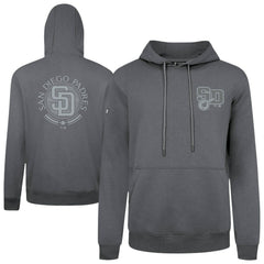 Gray San Diego Padres Levelwear Podium Valiant Hoodie