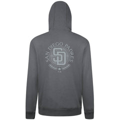 Gray San Diego Padres Levelwear Podium Valiant Hoodie
