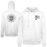 White Kansas City Royals Levelwear Podium Valiant Hoodie