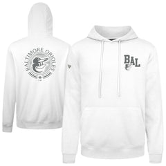 White Baltimore Orioles Levelwear Podium Grain Hoodie