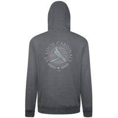 Gray St. Louis Cardinals Levelwear Podium Grain Hoodie