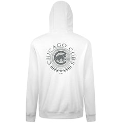 White Chicago Cubs Levelwear Podium Grain Hoodie