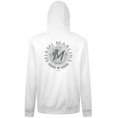 White Miami Marlins Levelwear Podium Grain Hoodie