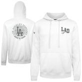 White Los Angeles Dodgers Levelwear Podium Grain Hoodie