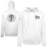 White Philadelphia Phillies Levelwear Podium Grain Hoodie
