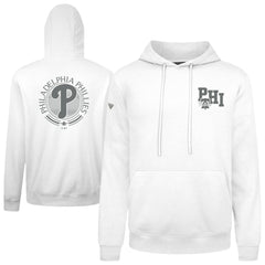 White Philadelphia Phillies Levelwear Podium Grain Hoodie