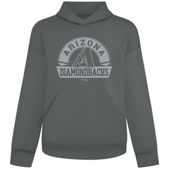 Gray Arizona Diamondbacks Levelwear Luxe Signature Banner Arch Tri-Blend Hoodie