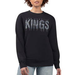 NHL Los Angeles Kings G-III 4Her by Carl Banks Women's Metallic Drop Printed Fleece Sweatshirt