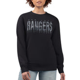 NHL New York Rangers G-III 4Her by Carl Banks Women's Metallic Drop Printed Fleece Sweatshirt