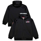 Mitchell & Ness Cleveland Cavaliers Hardwood Classics Nights Walk the Tunnel Satin Bomber Full-Snap Hooded Jacket sale
