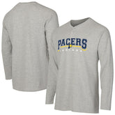 Indiana Pacers Concepts Sport Hawthorn Thermal Knit Long Sleeve Henley T-Shirt