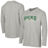 Milwaukee Bucks Concepts Sport Hawthorn Thermal Knit Long Sleeve Henley T-Shirt