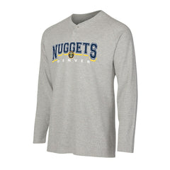 Denver Nuggets Concepts Sport Hawthorn Thermal Knit Long Sleeve Henley T-Shirt sale