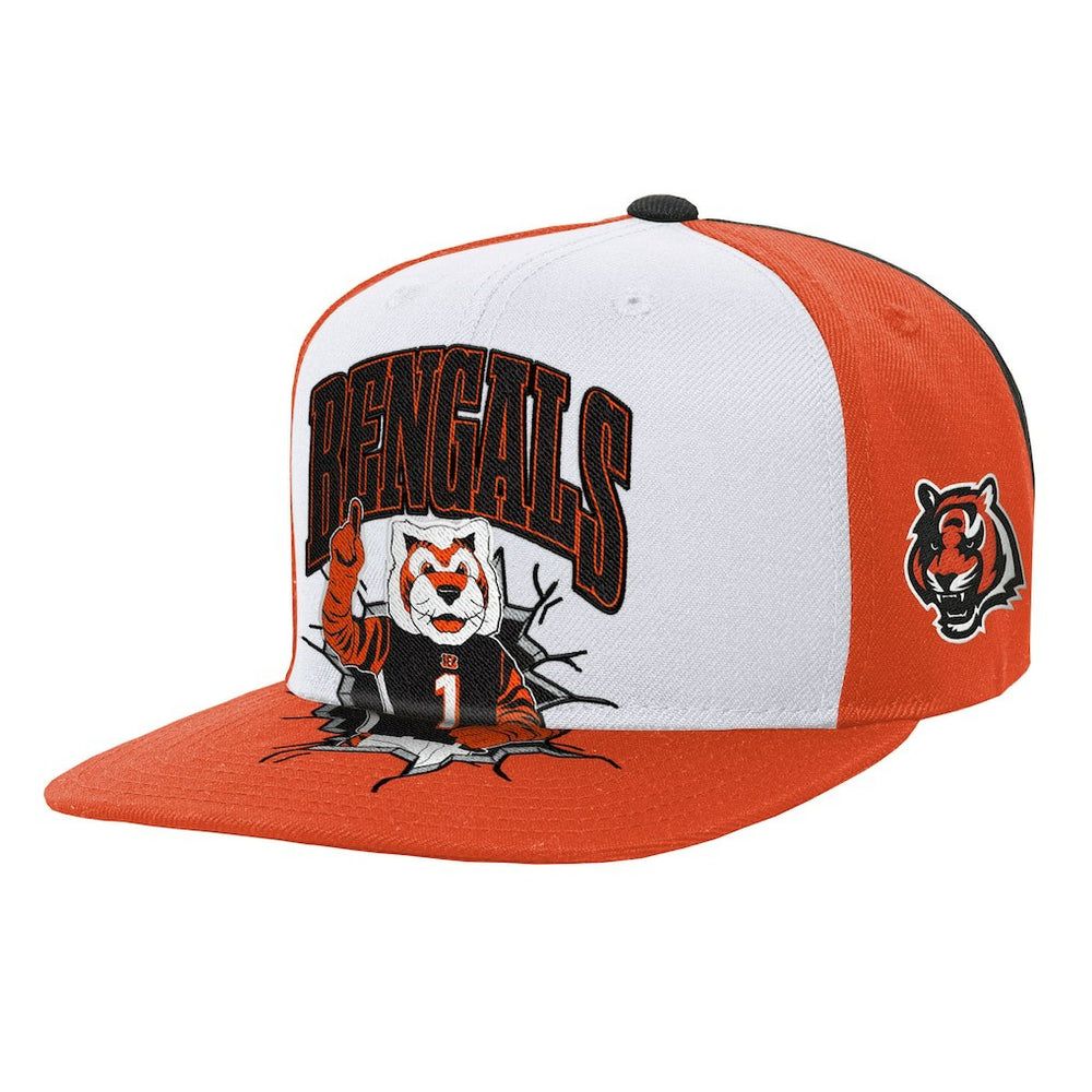 Youth Team Mascot Snapback Hat - Cincinnati Bengals Hats