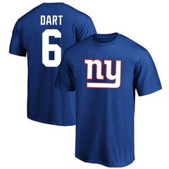 Jaxson Dart Big & Tall Player Name & Number T-Shirt - New York Giants T-shirts