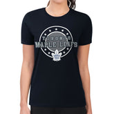 NHL Toronto Maple Leafs G-III 4Her by Carl Banks Women's Super-Slim Lightweight Pinstripe Circle Graphic T-Shirt