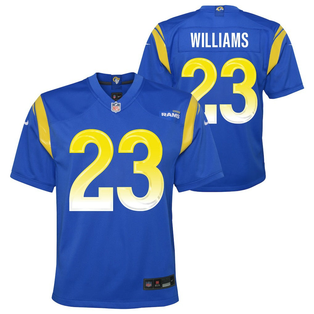 Kyren Williams Youth Team Game Jersey - Los Angeles Rams Jerseys