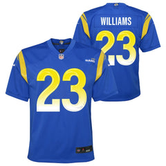 Kyren Williams Youth Team Game Jersey - Los Angeles Rams Jerseys