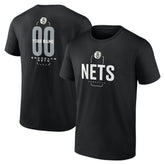 Brooklyn Nets Center Court Name & Number Custom T-Shirt