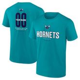 Charlotte Hornets Center Court Name & Number Custom T-Shirt