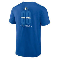 Dallas Mavericks Center Court Name & Number Custom T-Shirt sale