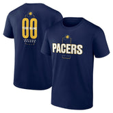 Indiana Pacers Center Court Name & Number Custom T-Shirt